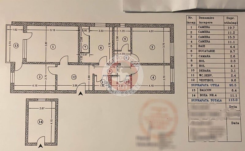 Parcul National | Apartament 4 camere | Decomandat | 113mp | B11976